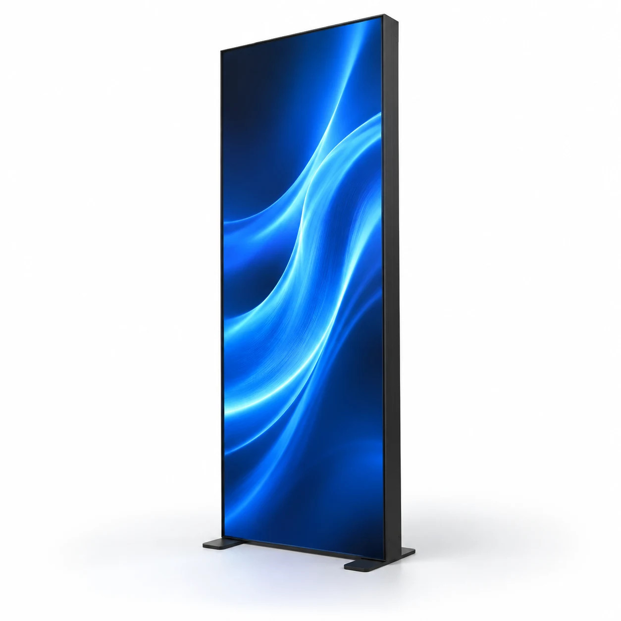 Illuminated freestanding light box display